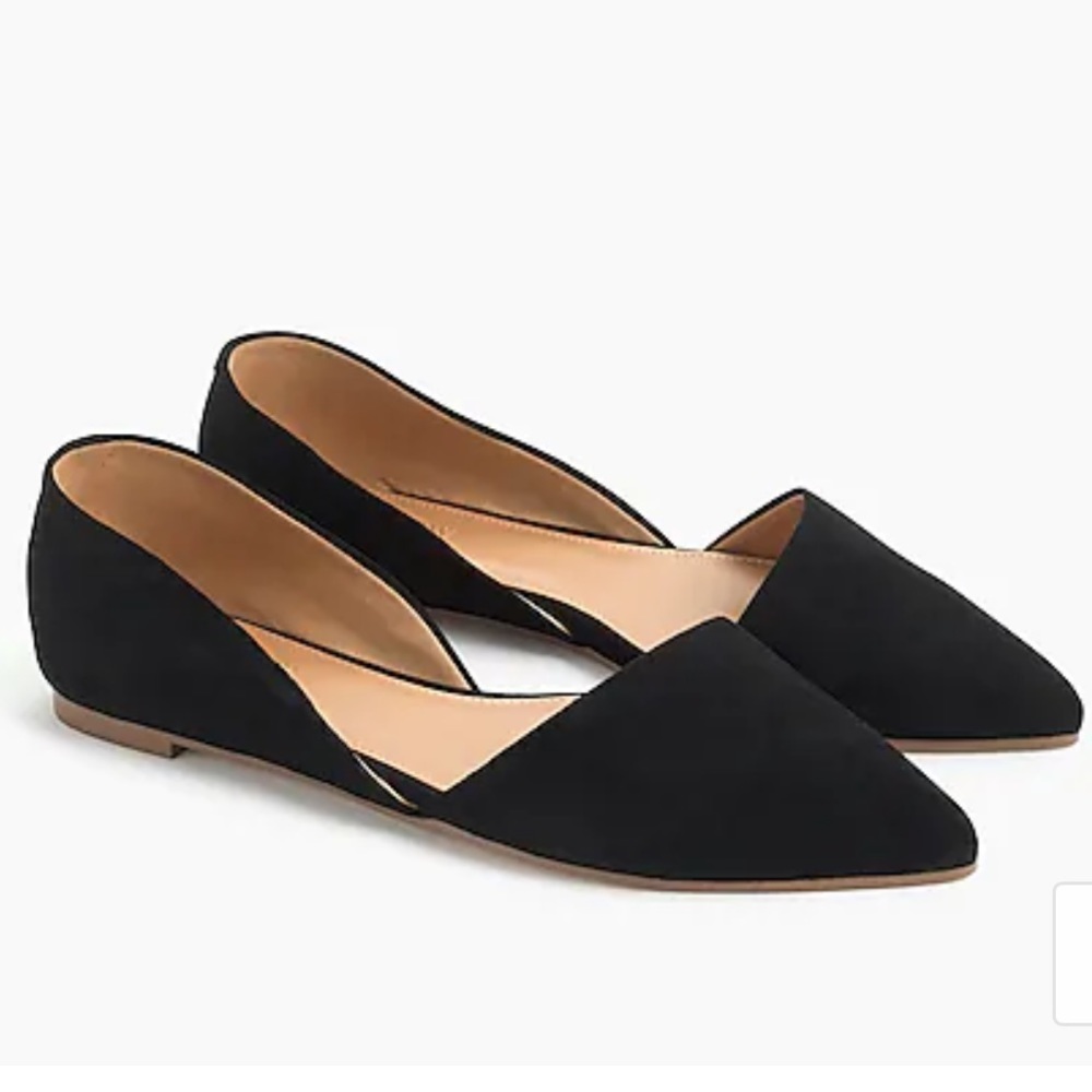 J Crew Factory Zoe D’orsay Flats